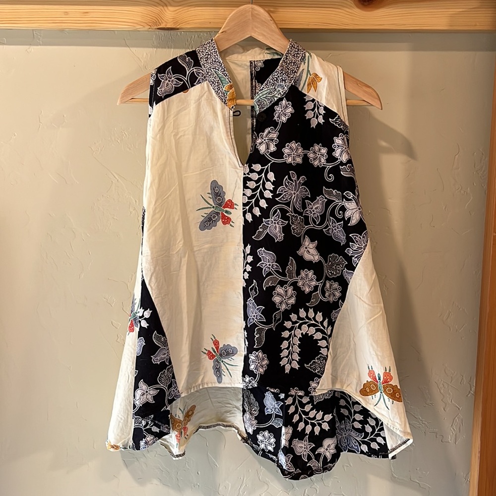 Batik print tank